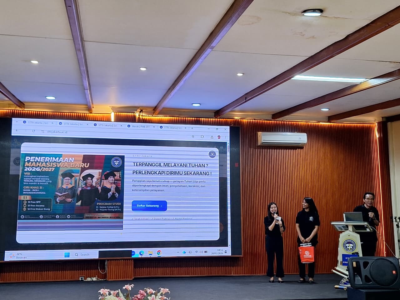 TRANSFORMASI DIGITAL: STTII JAKARTA RESMI LUNCURKAN TAMPILAN BARU WEBSITE OLEH TLK